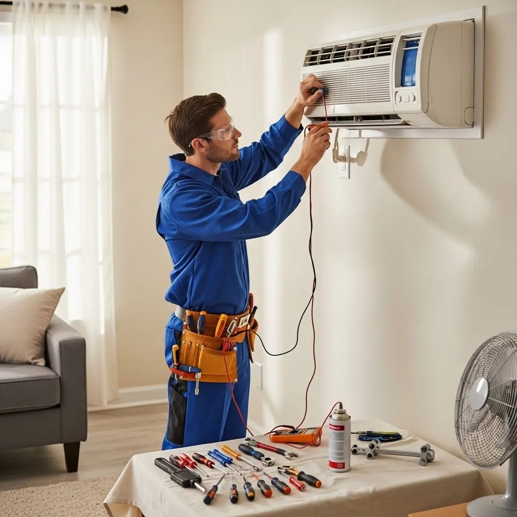Çayırova Arçelik Arçelik klima gaz dolumu ve bakım – Enerji verimliliği artırıldı. - Teknik servis örneği